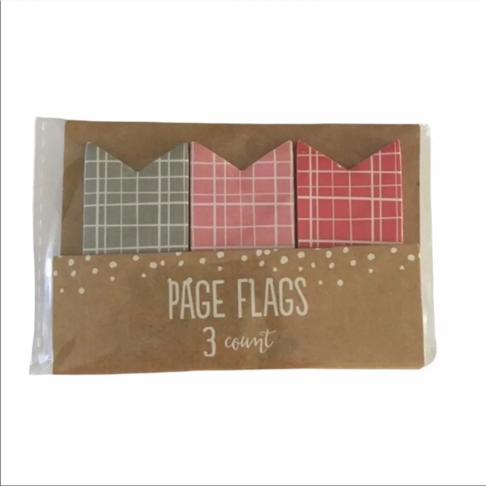Christmas Dots Stationery Set Page Flags Journal Pens Planner Desk Accessories
